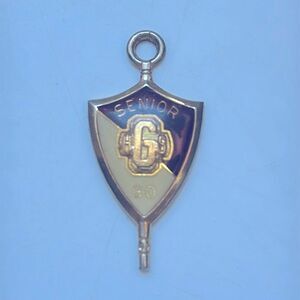 Vintage‎ 1980 Senior Class pendant with letter “G”